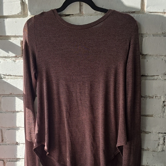 Wilfred Tops - Wilfred mauve-brown crewneck knit top